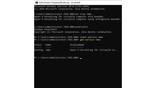 Hyper-V lässt sich sehr gut mit Bordmitteln wie der PowerShell administrieren. Wir geben Tipps. (Bild: Microsoft / Joos)