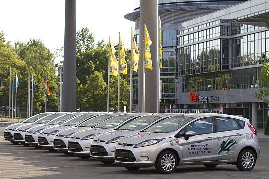 Nach dem Kongress gab es für die Werkstattpartner Kundenersatzfahrzeuge. (Archiv: Vogel Business Media)
