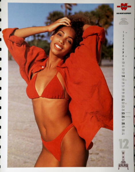 Neben Models zeigte Würth im Kalender 1997 auch Produkte. (Bild: Würth)