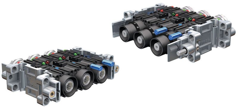Der modulare Steckverbinder MPC für die Bahn ist in verschiedenen Bauformen erhältlich. (Multi-Contact)