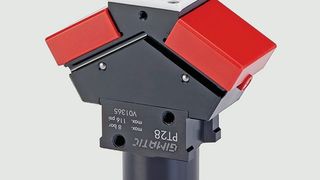 Kunststoffverarbeiter profitieren vom automatisierten Handling, wie der Fakuma- und Motek-Aussteller Gimatic anmerkt. In Halle 4 am Stand 228 auf der Motek und in Halle A7 am Stand 207 im Rahmen der Fakuma, könne unter anderem etwa dieser Nadelgreifer des Typs PT28, eine Neuentwicklung, von den Besuchern unter die Lupe genommen werden. (Gimatic)