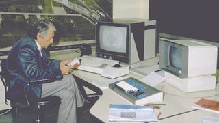 Herbert W. Franke bezeichnete sich selbst als „Dinosaurier der Computerkunst“. (Bild: Herbert W. Franke Webseite http://www.herbert-w-franke.de/)