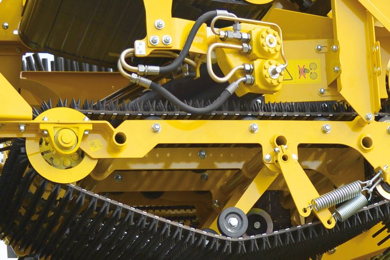 Detail der Kartoffelerntemaschine Keiler 1. (Bild: Ropa)