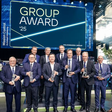 Die Gewinner des Volkswagen Group Awards 2025. (Bild: Volkswagen)