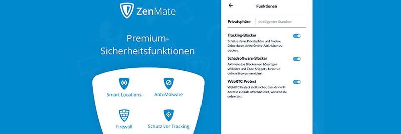 Mit ZenMate VPN sollen Anwender in jedem Land der Welt sicher und anonym surfen können.(Bild:  ZenGuard)