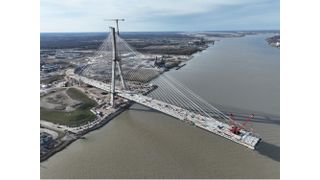 Die neue Gordie Howe International Bridge zwischen Kanada und den USA ist statt zum wirtschaftlichen Verbindungselement durch Donald Trump zum Spalt- und Drohwerkzeug geworden ... (Bild: Burnsen)