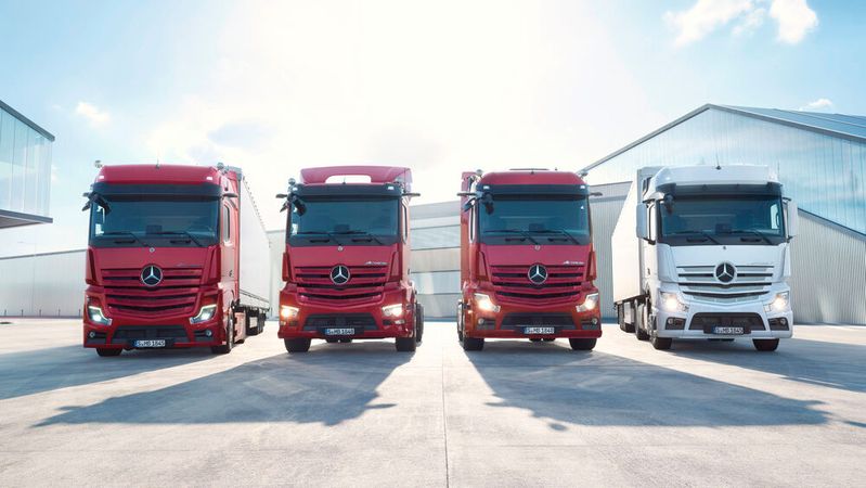 Daimler Truck steigerte den Lkw-Absatz in unter anderem Europa und Lateinamerika. (Bild:  Daimler Truck)