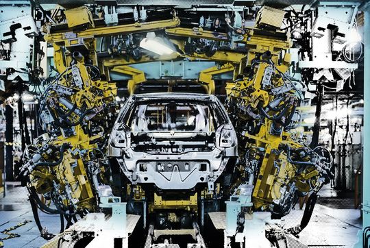 Damit Industrieroboter mit Menschen zusammenarbeiten können, braucht die Geschwindigkeit am Werkzeugarbeitspunkt eine sichere Überwachung. Damit Industrieroboter mit Menschen zusammenarbeiten können, braucht die Geschwindigkeit am Werkzeugarbeitspunkt eine sichere Überwachung.