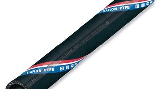 Der Universalschlauch von Elaflex mit elektrisch ableitfähiger Innenschicht aus Teflon PTFE ist FDA-konform. (Bild: DuPont)