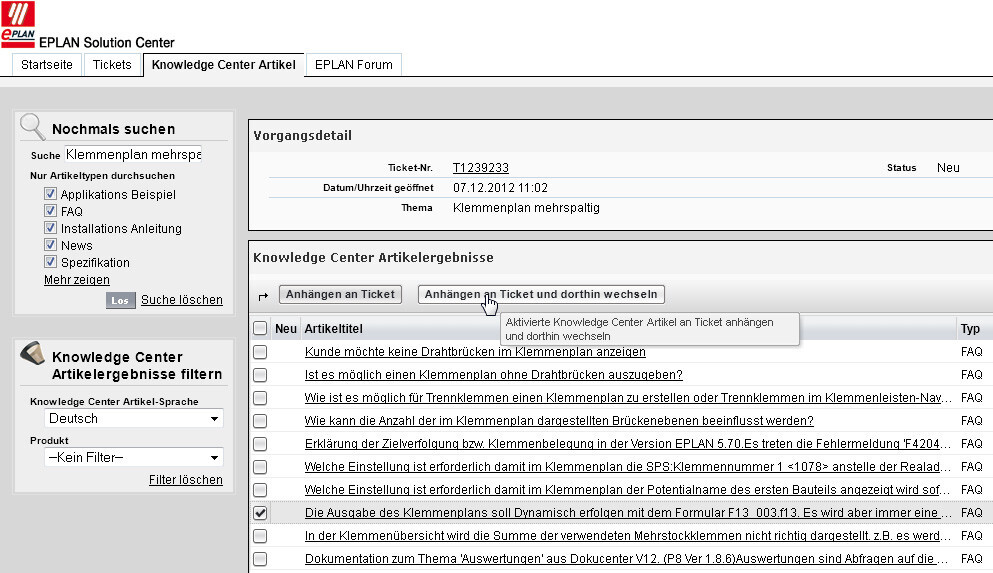 «Eplan Solution Center» beschleunigt Software-Service
