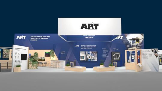 Unter dem Motto One Responsible Partner will AP&T vom 22. bis 25. Oktober auf der Euroblech sein Gesamtportfolio vorstellen.(Bild:  APT)
