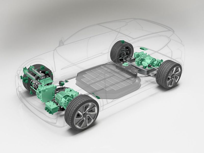Viele Zulieferer fordern eine Öffnung der EU-Regulierung, andernfalls würden Investitionen in Hybridtechnik hierzulande bald unattraktiv.  (Bild:  Schaeffler)