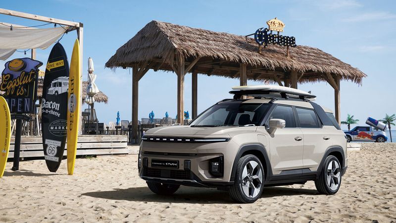 Als Benziner ist der Torres in vier Ausstattungen verfügbar.(Bild:  Ssangyong)