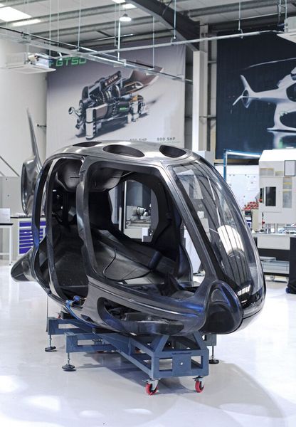 Der Hill-Helikopter ist aus einem hochfesten Composit-Werkstoffverbund konzipiert. (Bild: Open Mind / Hill Helicopters)