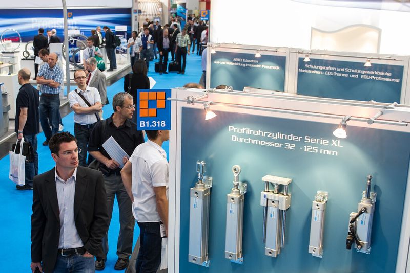 Rückblick: Impressionen von der Automatica 2012. (Bild: Messe München)