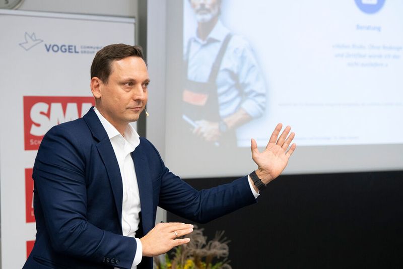 Dr. Adam Gontarz, Leiter des Bereichs Digitaliserung, Innovation und Technologie bei Swissmem über den Cyber Resiliance Act. (Bild: Thomas Entzeroth)