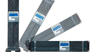 USV-Systeme von Legrand bei Procom. Das Anzeige-Display an der Frontseite wird entsprechend der Anwendung um 90° gedreht.  (Procom/Legrand)