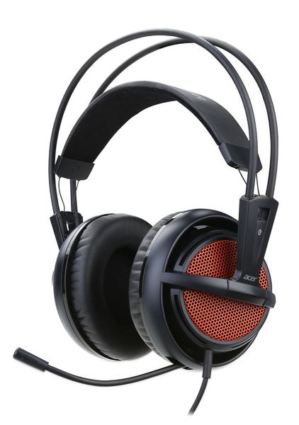 ... und ein Headset, ebenfalls von Steelseries. (Bild: Acer)