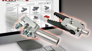 Einen neuen Greiferkonfigurator gibt es auf dem AGS-Kundenportal. Er hilft, die passenden Bauteile aus dem rund 1500 Positionen umfassenden Sortiment einfach und schnell auszuwählen. (Bild: AGS)