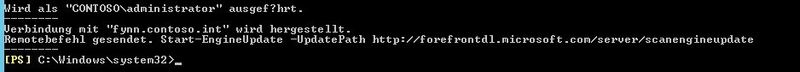 Die Aktualisierung der Definitionsdateien lässt sich auch skripten. Dazu verwenden Administratoren das folgende PowerShell-Skript „& $env:ExchangeInstallPath\Scripts\Update-MalwareFilteringServer.ps1 -Identity “. (Bild: Archiv)