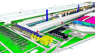 Die auf Bentley basierende Plattform für die digitale Fabrikverwaltung und der digitale Zwilling reduzierten die Verwaltungskosten um 10 %. Bildgenehmigung durch Shenyang Aluminum & Magnesium Engineering & Research Institute Co., Ltd. (Bild: Shenyang Aluminum & Magnesium Engineering & Research Institute Co., Ltd.)