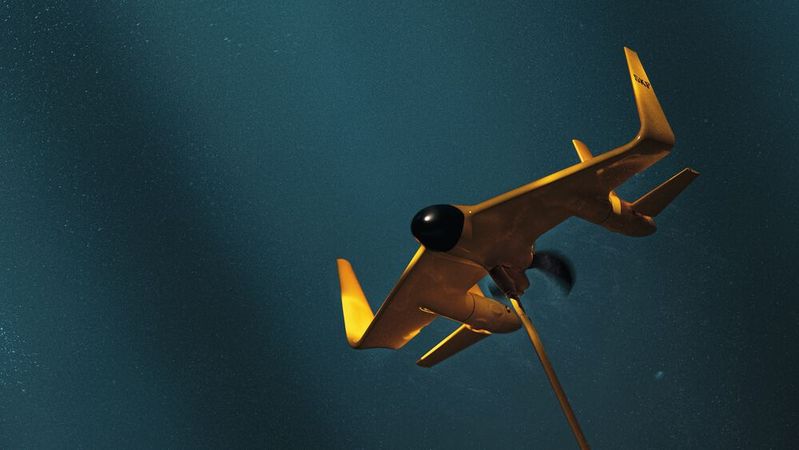 Lunar 12: Anders als das Wetter sind Gezeiten gut vorhersagbar. Dadurch ist die Energieausbeute der Gezeitendrachen genau planbar. (Bild:  SKF)