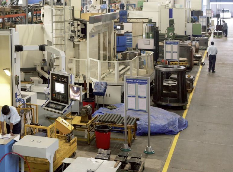 KSB’s PPD is a sophisticated plant with a full range of machinery, and it is already an established name with DAE.  (Picture: KSB Pumps Ltd. India)