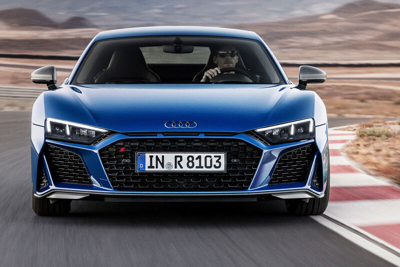 Anfang 2019 bringt Audi den R8 mit leicht aufgefrischter Optik in den Markt.  (Audi)