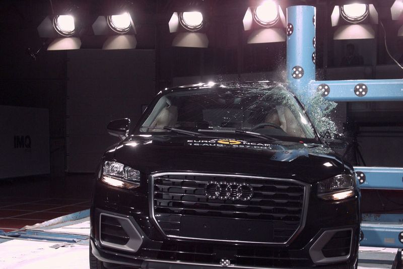 Ein souveränes 5-Sterne-Ergebnis fuhr der Audi Q2 ein. (Euro NCAP)