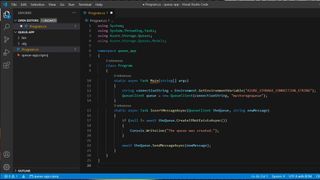 Die Methode zum Hinzufügen einer Nachricht in Azure Queue Storage. (Bild: Drilling / Microsoft)