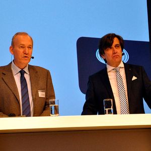 Herman Claes, Geschäftsführer von Ssangyong Motors Europe (li.), und Ulrich Mehling, Geschäftsführer von Ssangyong Motors Deutschland, verkündeten ihre Wachstumspläne.(Foto:  Wehner)