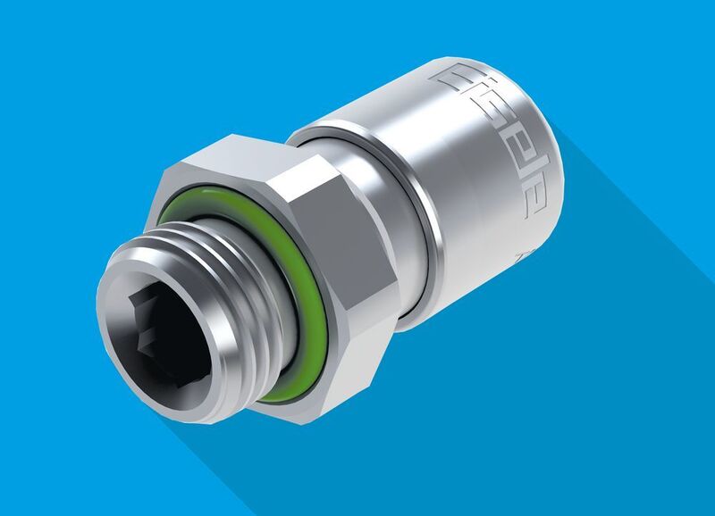With the advanced development of the 17B series, Eisele has improved the seal system of the successful Inoxline push-in fitting – absolutely no grooves or gaps occur on the tube. (Eisele Pneumatics)