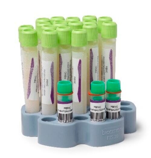 PMBC vials for immunology and oncology research.(Source:  Amsbio)