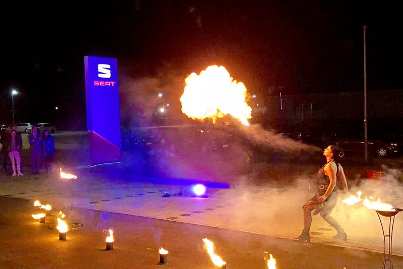 ... unterstrichen einige Darbietungen zur Eröffnung. (Bild: Früchtl)