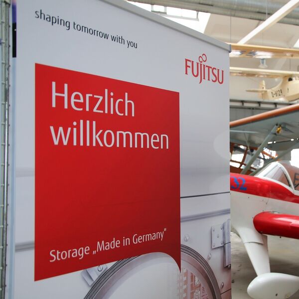 Der Fujitsu Storage Day für München fand in der Flugwerft Oberschleißheim statt, einer Außenstelle des Deutschen Museums. (Bild: Fujitsu)