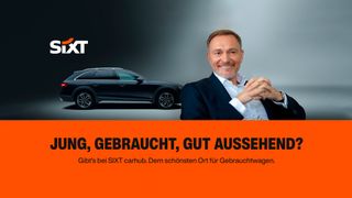 Sixt ist bekannt für aufmerksamkeitsstarke Werbung. Das gilt auch für die neue Remarketingplattform Sixt Carhub. (Bild: Sixt)
