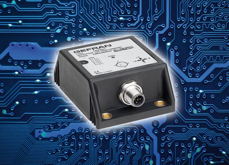 Der Neigungssensor Gefran GIT verfügt über Analog- und Digitalausgänge, er ist schock- sowie vibrationssicher. (Gefran)