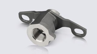 Additiv hergestelltes Boroskopauge der MTU Aero Engines für die schnelllaufende Niederdruckturbine des Getriebefan-Triebwerks Pure-Power PW1100G-JM, das den A320neo antreiben wird. (Bild: MTU Aero Engines)