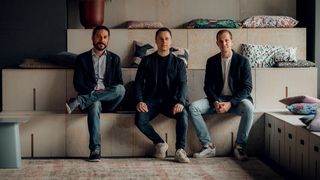 Die Gründer von Circunomics (v. l.): Cesar Prados, CTO; Patrick Peter, CEO; Sebastiaan Wolzak, COO. (Miga & Mike, Frankfurt)