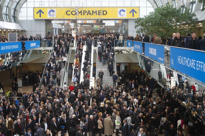 Fast 17.000 Besucher haben die 681 Aussteller der Compamed 2013 mit ihren Produkten und Dienstleistungen angezogen. (Bild: Messe Düsseldorf/C. Tillmann)