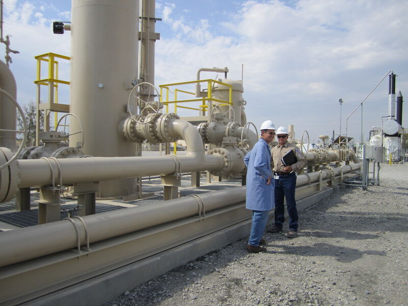 Hydrofracking at the Barnett Shale formation in Texas (Picture: American Gas Association)