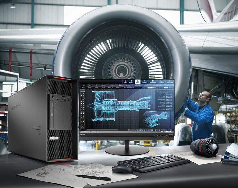Die Workstations von Lenovo bieten die erforderliche Rechenleistung und Speicherkapazität, die die Ingenieure für ihre Design-Software und KI-Anwendungen benötigen.  (Lenovo)