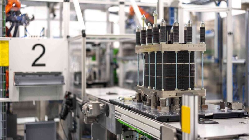 Bei einem Stack werden zahlreiche Einzelzellen in Reihe geschaltet, die elektrische Gleichspannung nutzen, um Wasser in Wasserstoff und Sauerstoff zu spalten. (Bild:  Quest One)
