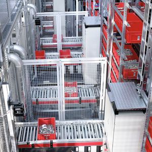 Podis, die flexible Stromschiene für die Industrie, eignet sich auchl für die Intralogistik.