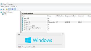 Die Neuerungen in Hyper-V auf Basis von Windows 10 und Windows 10 Server erleichtern die Arbeit für Administratoren enorm. (Bild: Joos)