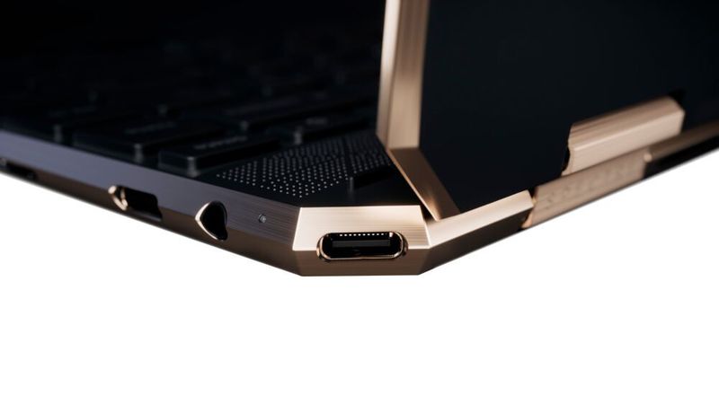 Das Notebook verfügt über zwei Thunderbolt-4-Schnittstellen mit USB-C-Ports. (HP)
