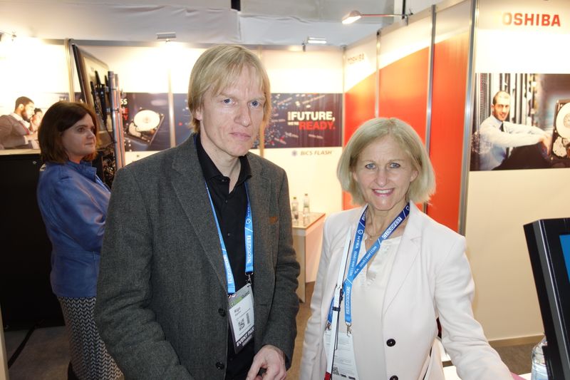 Rigo Klemm, CTT, und Gaby Zellner, Microsemi (Bild: IT-BUSINESS)