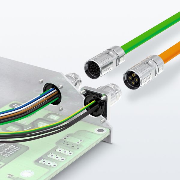 Bis zu 20 A und 630 V - der neue M17-Steckverbinder im Miniaturformat ist trotz seiner geringen Baugröße für eine hohe Leistung ausgelegt. (Bild: Phoenix Contact)