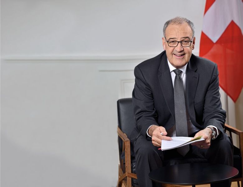 Guy Parmelin, Conseiller fédéral et directeur du Département de l'Economie, de la Formation et de la Recherche : «La crise que nous traversons ne doit pas entraîner un affaiblissement de la formation professionnelle». (©-2019 Markus A. Jegerlehner)