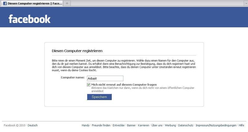 Künftig muss man jedes neue Gerät registrieren, mit dem man sich bei Facebook einloggt… (Archiv: Vogel Business Media)